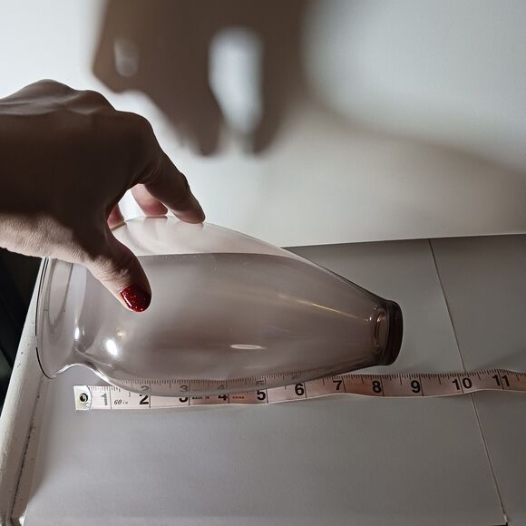 Lenox Pierced Iris Removable Vase Insert Light Purple Clear Replacement Vintage - Picture 6 of 6